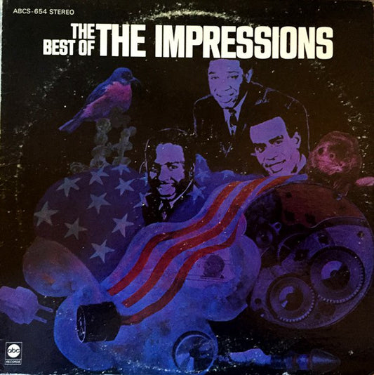 The Impressions : The Best Of The Impressions (LP, Comp, RE)