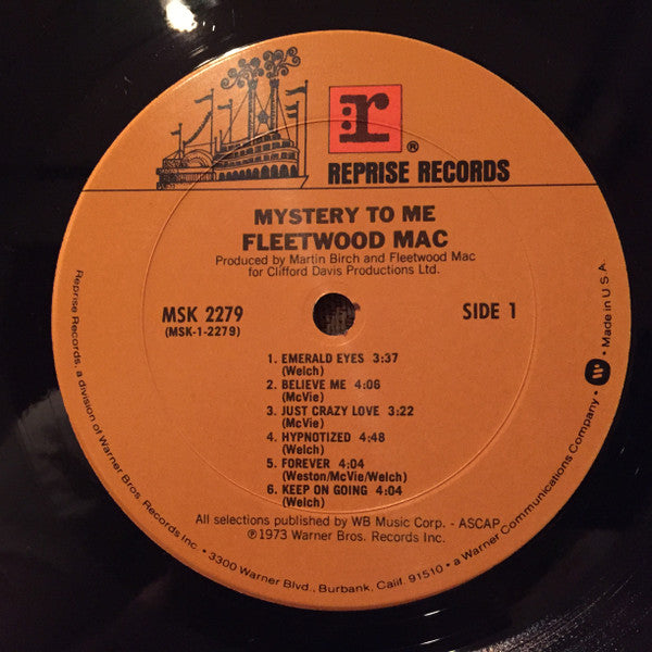 Fleetwood Mac : Mystery To Me (LP, Album, RE, Gat)
