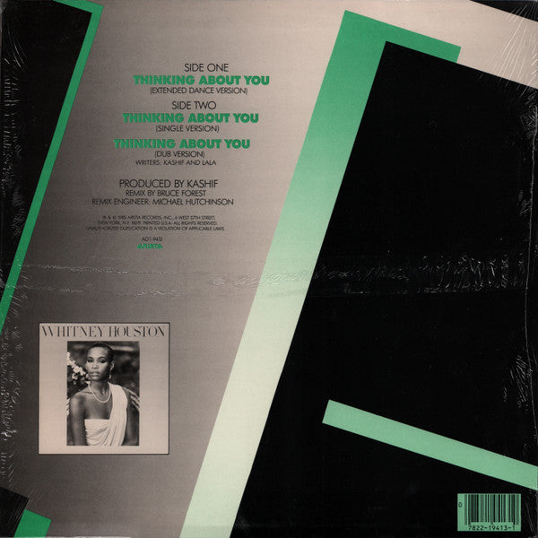 Whitney Houston : Thinking About You (12")