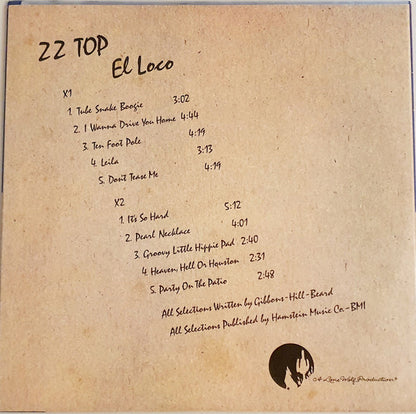 ZZ Top : El Loco (LP, Album, RE)