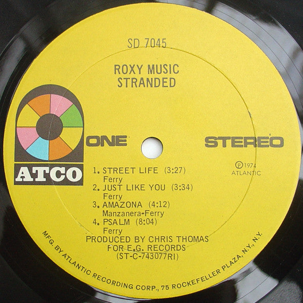 Roxy Music : Stranded (LP, Album, RI )
