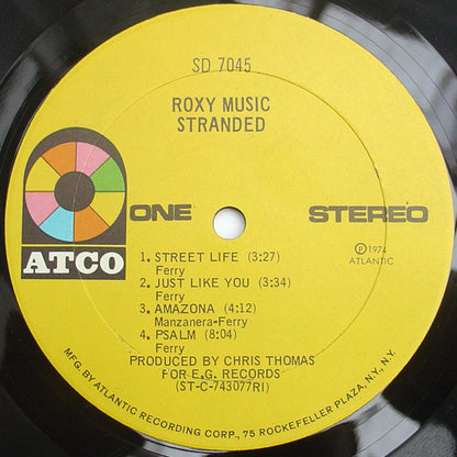Roxy Music : Stranded (LP, Album, RI )