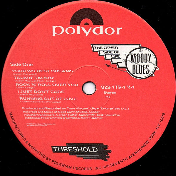 The Moody Blues : The Other Side Of Life (LP, Album, 70)