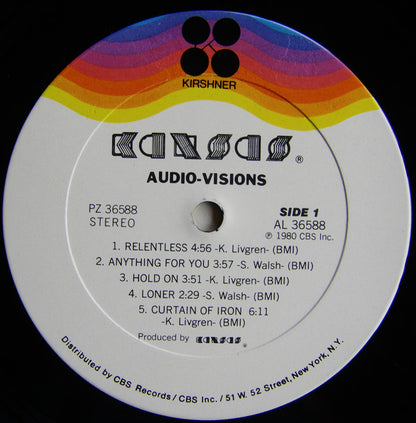Kansas (2) : Audio-Visions (LP, Album, RE)