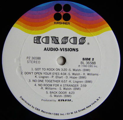 Kansas (2) : Audio-Visions (LP, Album, RE)