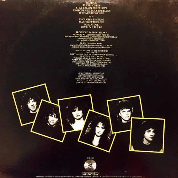 Toronto (4) : Head On (LP, Album)