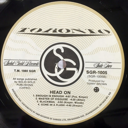 Toronto (4) : Head On (LP, Album)