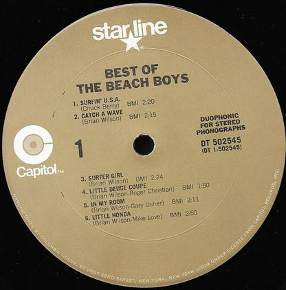 The Beach Boys : Best Of The Beach Boys - Vol. 1 (LP, Comp, Club, RE, San)