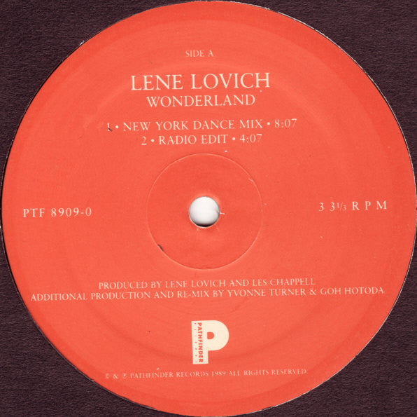 Lene Lovich : Wonderland (12")
