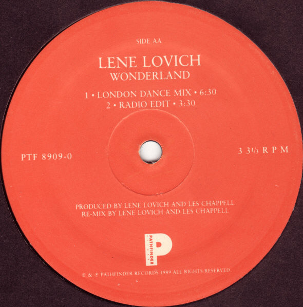 Lene Lovich : Wonderland (12")
