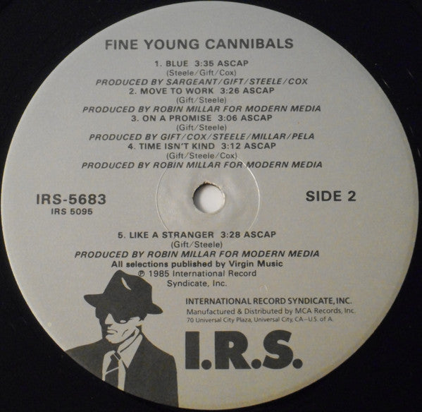 Fine Young Cannibals : Fine Young Cannibals (LP, Album, Glo)