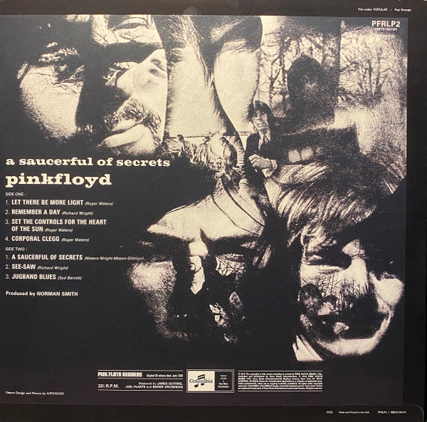 Pink Floyd : A Saucerful Of Secrets (LP, Album, RE, RM, 180)