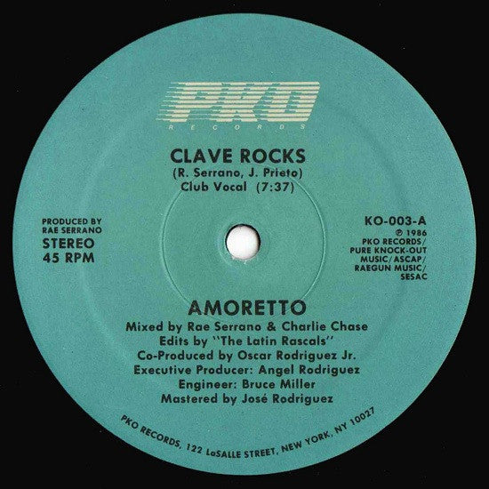 Amoretto : Cláve Rocks (12", RP)