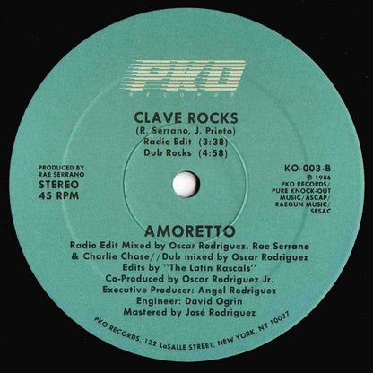 Amoretto : Cláve Rocks (12", RP)