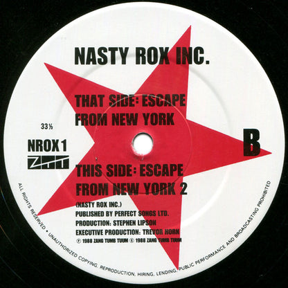 Nasty Rox Inc. : Escape From New York (12", Single)