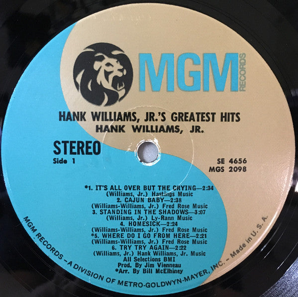 Hank Williams Jr. : Hank Williams Jr Greatest Hits (LP, Comp)