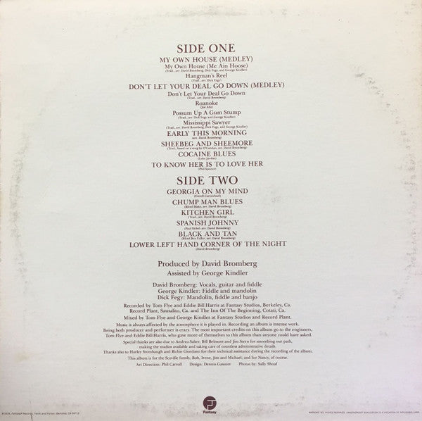 David Bromberg : My Own House (LP, Album)