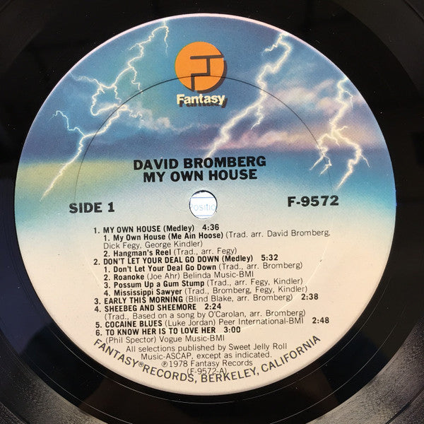 David Bromberg : My Own House (LP, Album)