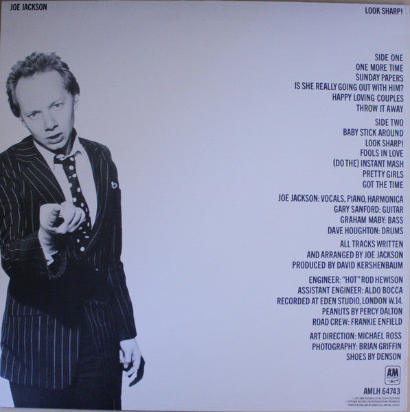 Joe Jackson : Look Sharp! (LP, Album)