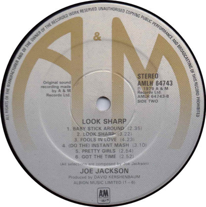 Joe Jackson : Look Sharp! (LP, Album)