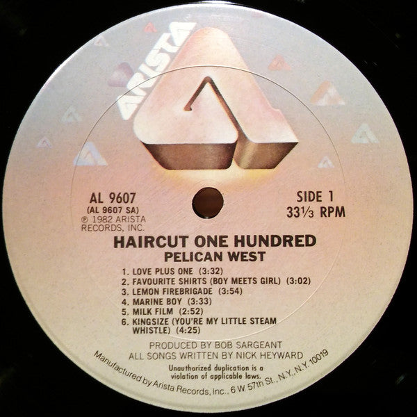 Haircut One Hundred : Pelican West (LP, Album, RE, Tra)