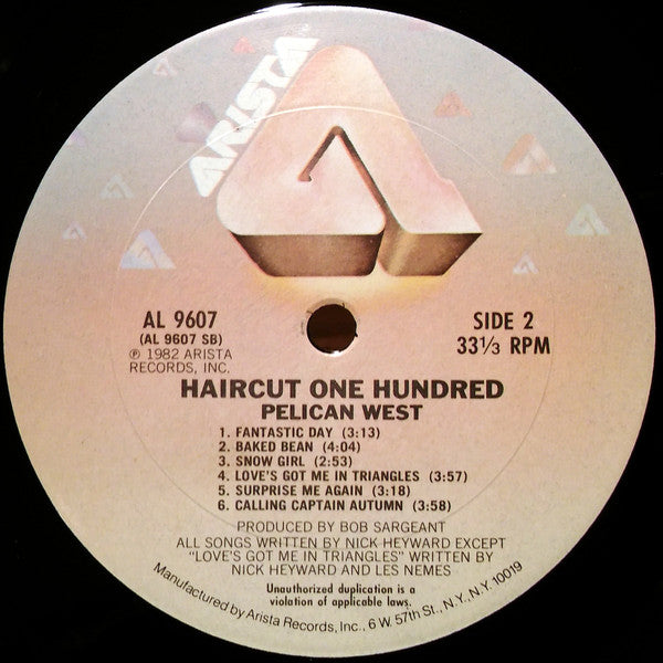 Haircut One Hundred : Pelican West (LP, Album, RE, Tra)