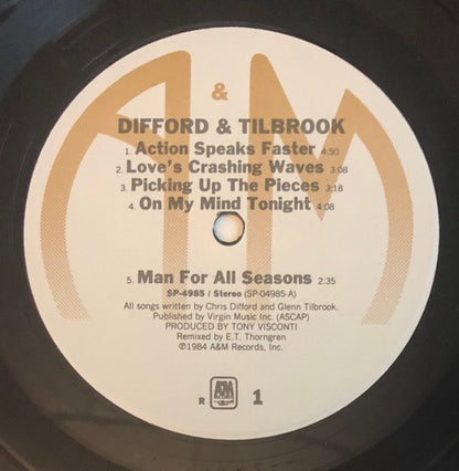 Difford & Tilbrook : Difford & Tilbrook (LP, Album, R, )
