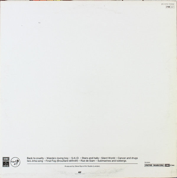 Marquis De Sade : Rue De Siam (LP, Album)