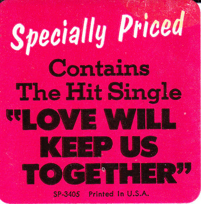 Captain And Tennille : Love Will Keep Us Together (LP, Album, Mon)