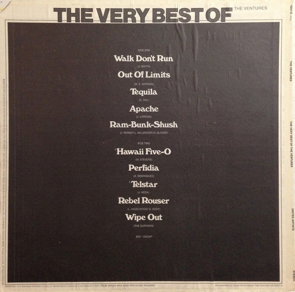 The Ventures : The Very Best Of The Ventures (LP, Comp)