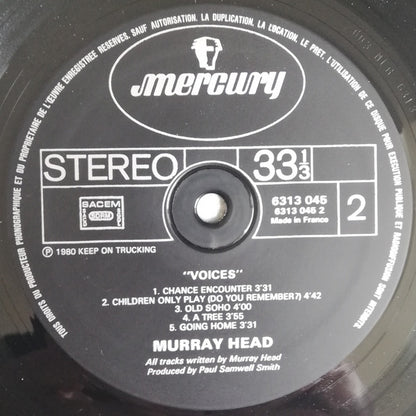 Murray Head : Voices (LP, Album, Pol)