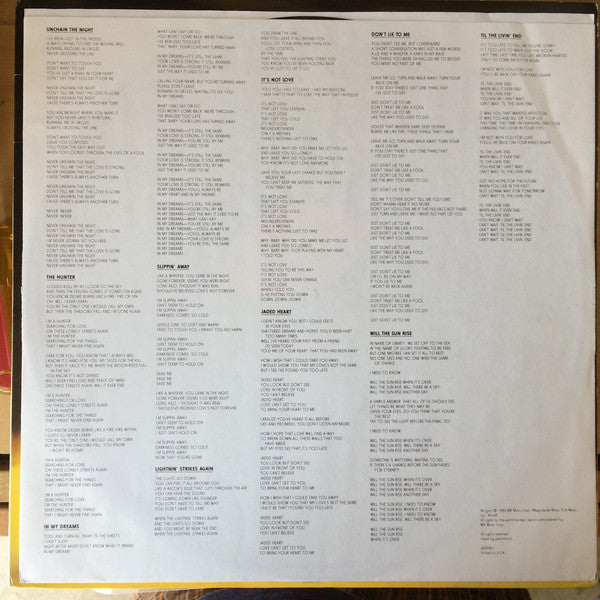 Dokken : Under Lock And Key (LP, Album, AR)