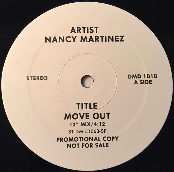 Nancy Martinez : Move Out (12", Promo)