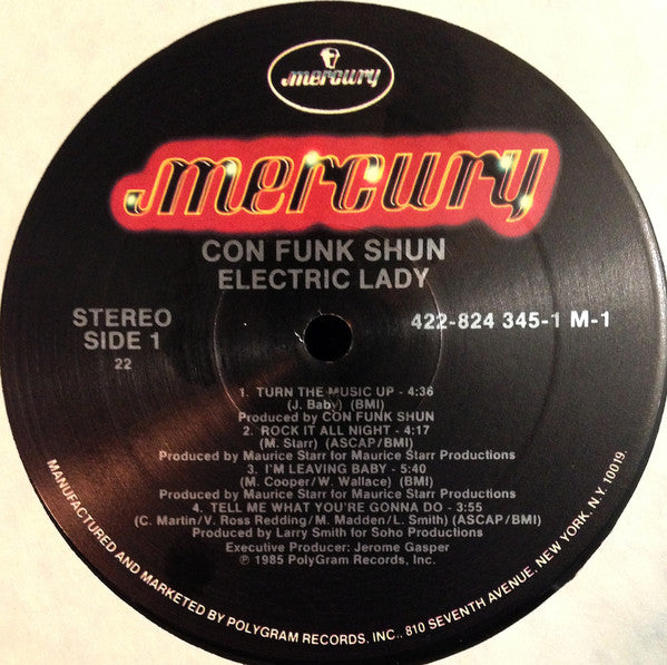 Con Funk Shun : Electric Lady (LP, Album, 22)