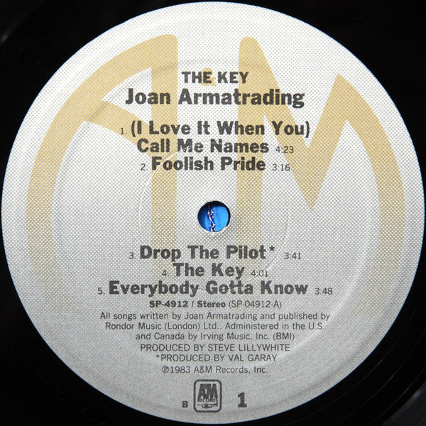 Joan Armatrading : The Key (LP, Album, B -)