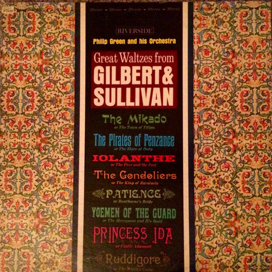 Philip Green And His Orchestra : Great Waltzes From Gilbert & Sullivan (LP)