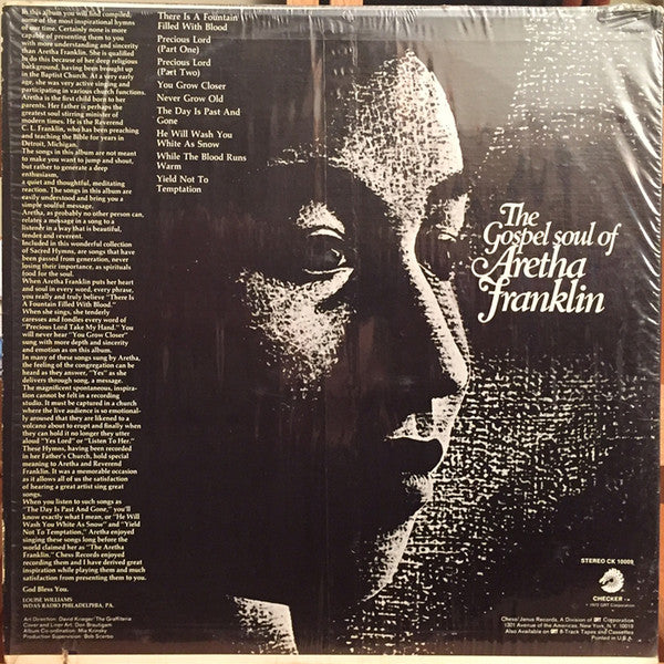 Aretha Franklin : Songs Of Faith (LP, Album)