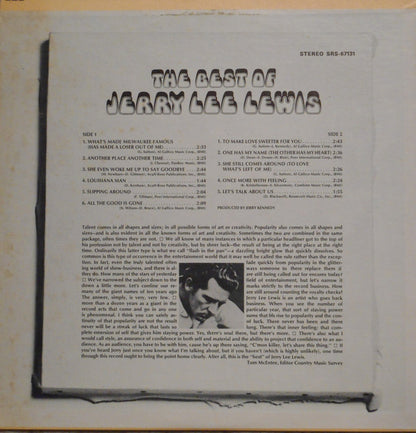 Jerry Lee Lewis : The Best Of Jerry Lee Lewis (LP, Comp, Ter)