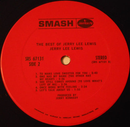 Jerry Lee Lewis : The Best Of Jerry Lee Lewis (LP, Comp, Ter)