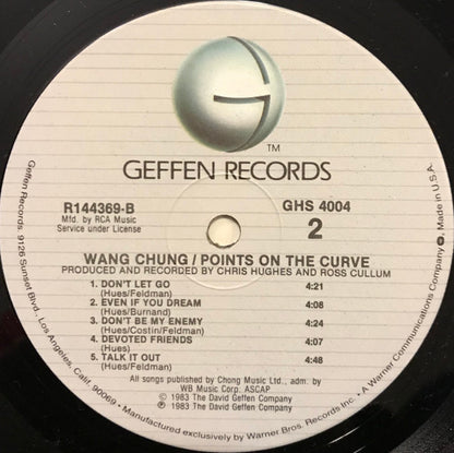 Wang Chung : Points On The Curve (LP, Album, Club, Clu)