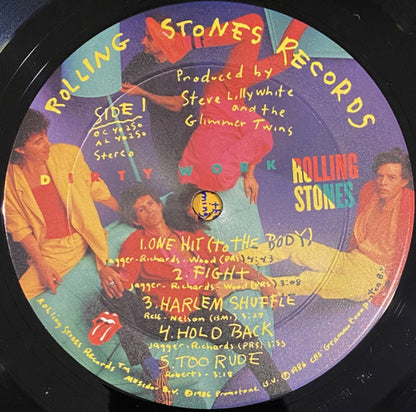 The Rolling Stones : Dirty Work (LP, Album, Pit)
