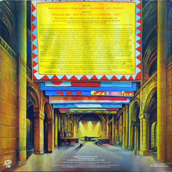 Cameo : Knights Of The Sound Table (LP, Album, 26 )