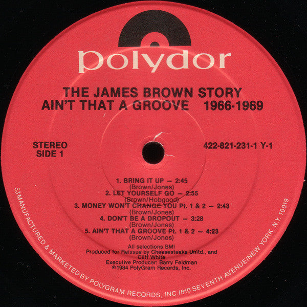 James Brown : The James Brown Story (Ain't That A Groove 1966-1969) (LP, Comp)