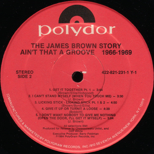 James Brown : The James Brown Story (Ain't That A Groove 1966-1969) (LP, Comp)