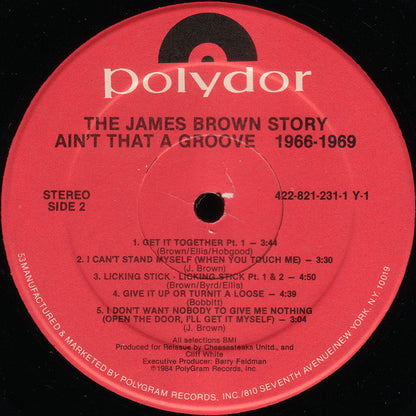 James Brown : The James Brown Story (Ain't That A Groove 1966-1969) (LP, Comp)