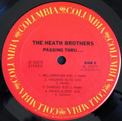 The Heath Brothers : Passing Thru... (LP, Album)