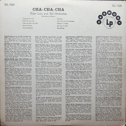 Pepe Luis Y Su Orquesta : Cha-Cha-Cha (LP, Album, Mono, Hig)