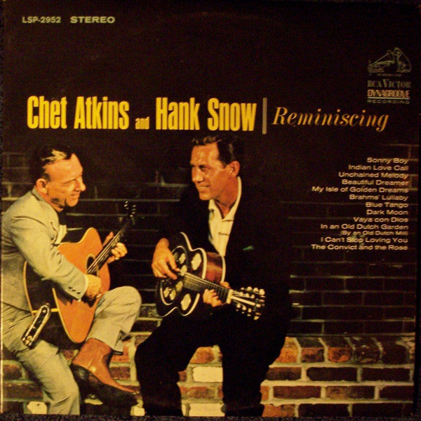 Chet Atkins And Hank Snow : Reminiscing (LP, Album, Ind)