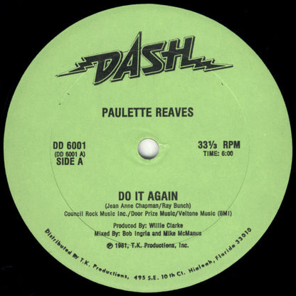 Paulette Reaves : Do It Again (12")