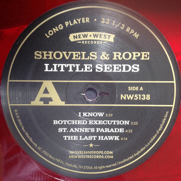 Shovels And Rope : Little Seeds (LP + LP, S/Sided, Etc + Album, Red)